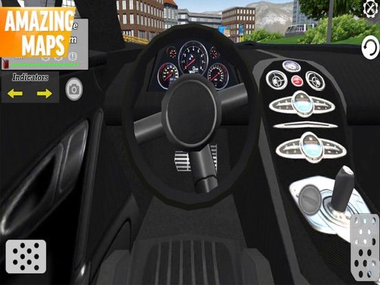 Sport Car Driving: City Advent game screenshot