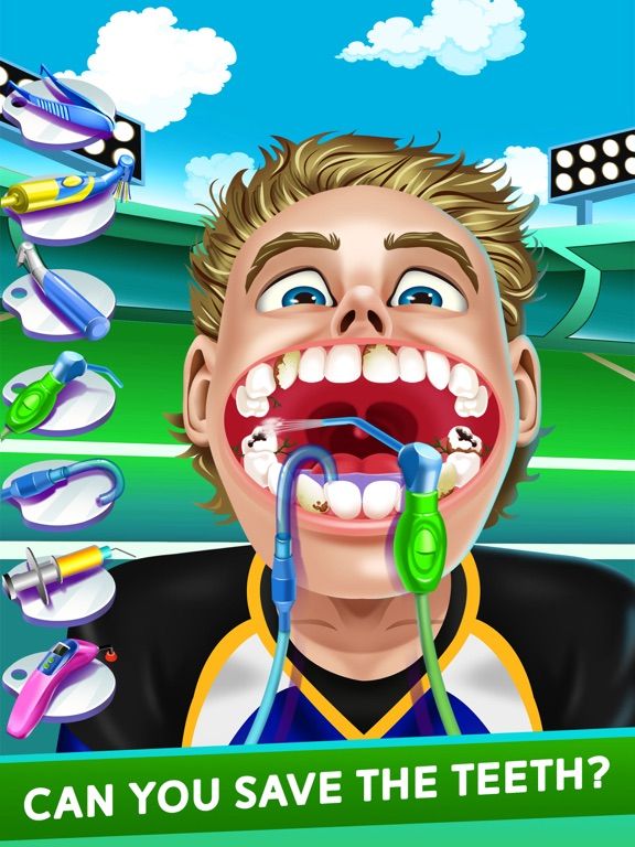 Sports Dentist Salon Spa Games game screenshot