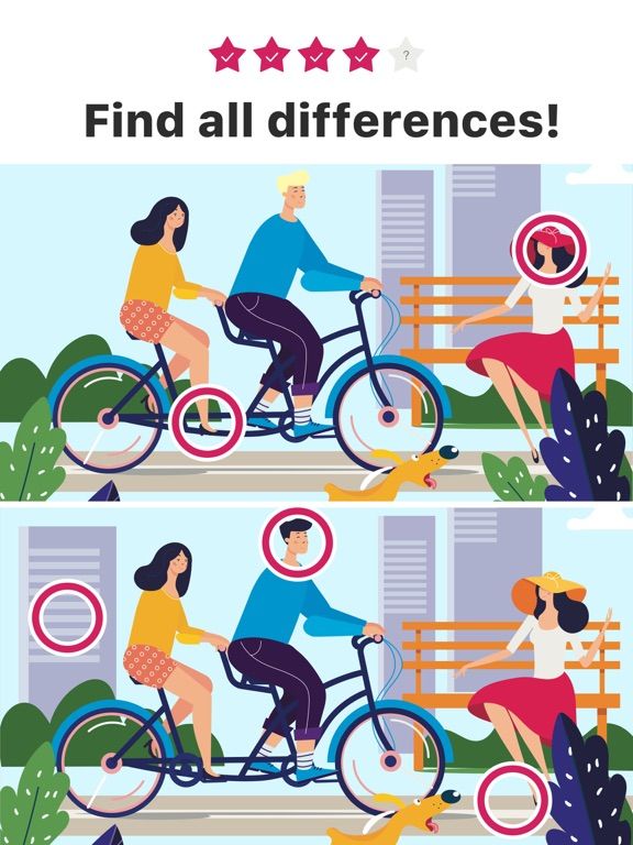 Spot the Differences Games App Screenshot