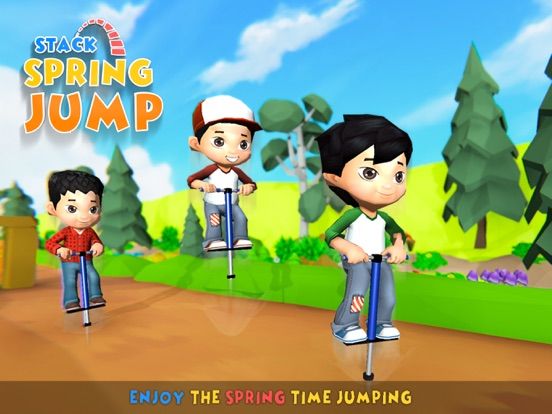 Stack Spring Jump game screenshot