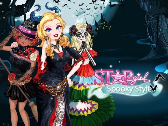 Star Girl: Spooky Styles game screenshot