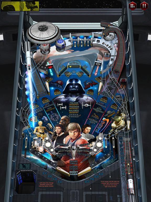 Star Wars Pinball game screenshot