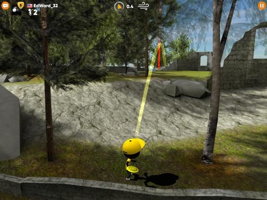 Stickman Disc Golf Battle App Screenshot