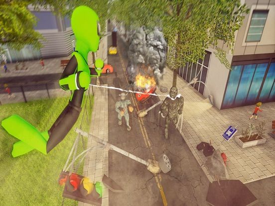 Stickman Spider -Rope Hero Sim App Screenshot