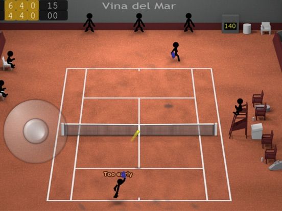 Stickman Tennis game screenshot