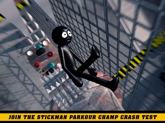 Stickman Vextor Parkour game screenshot