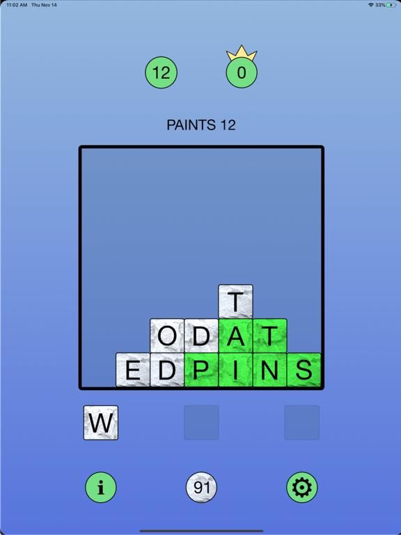 Stone Words game screenshot