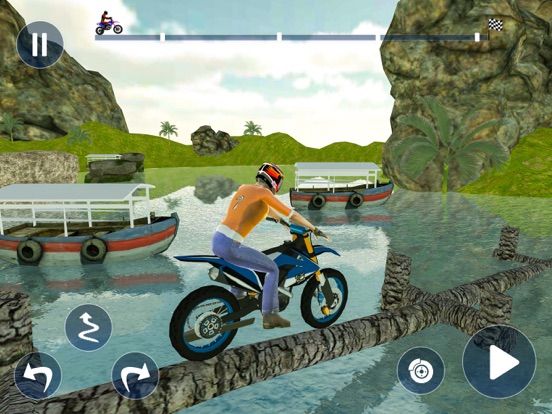 Stunt Bike Driving & 3D Race game screenshot