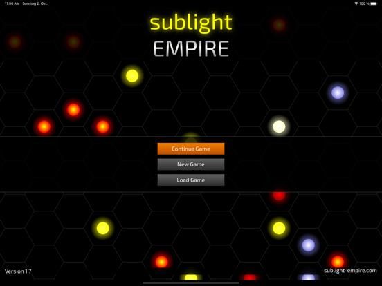Sublight Empire App Screenshot