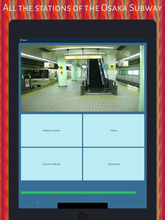 Subway Quiz game screenshot