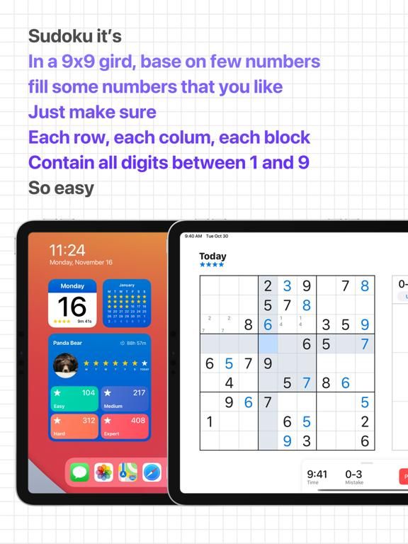 Sudoku plus Classic Puzzle game screenshot