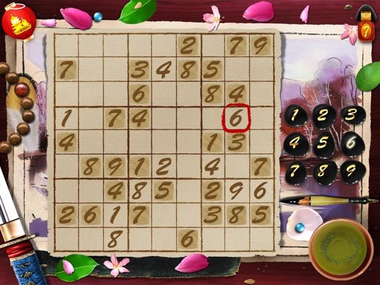 Sudoku Samurai game screenshot