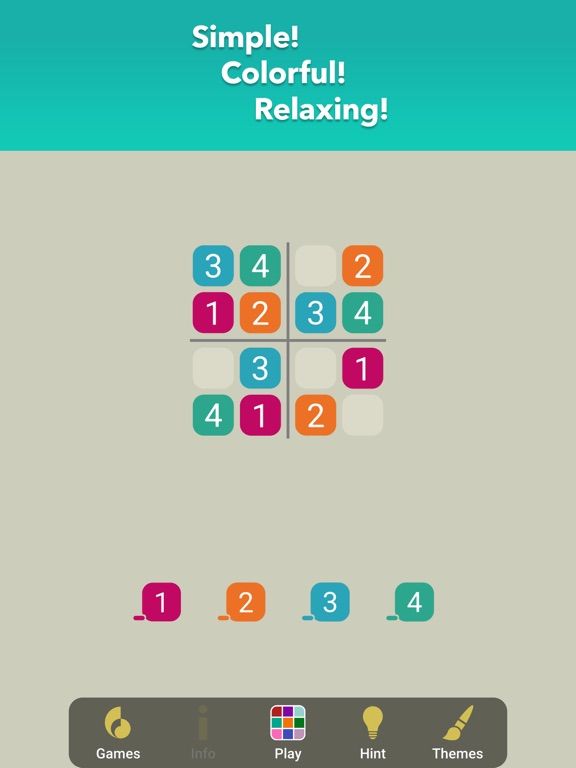Sudoku Simple plus game screenshot