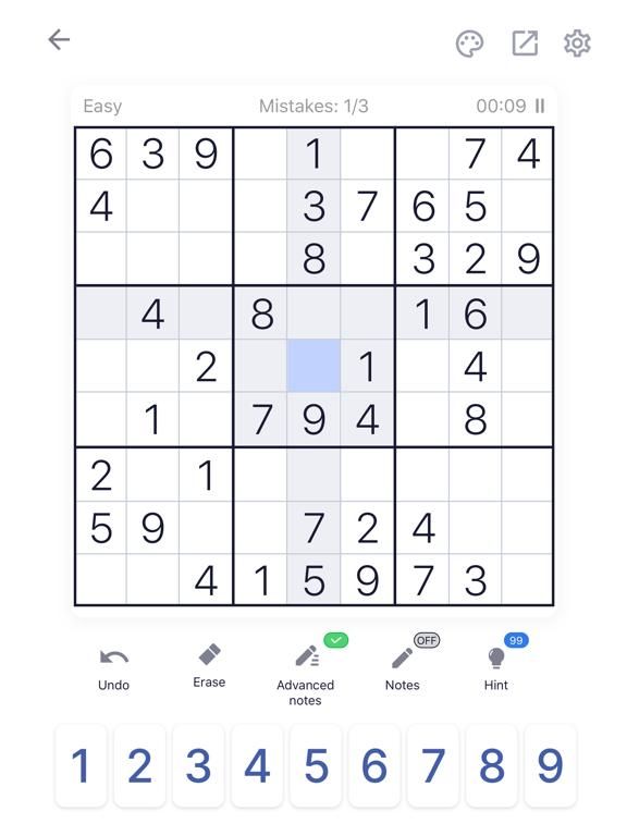 Sudoku: Sudoku Puzzles game screenshot