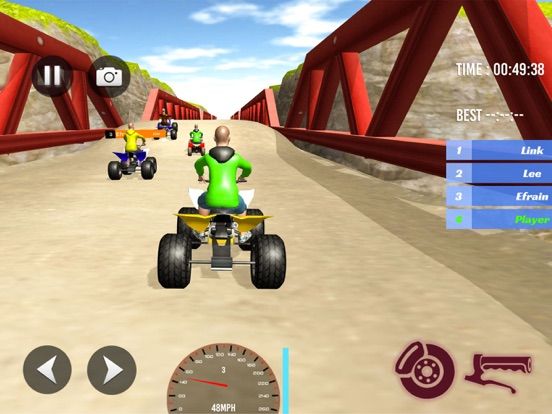 Super ATV Quad bike racing 3D game screenshot