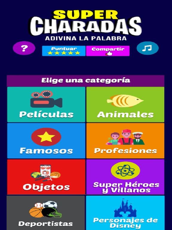 Super Charadas App Screenshot