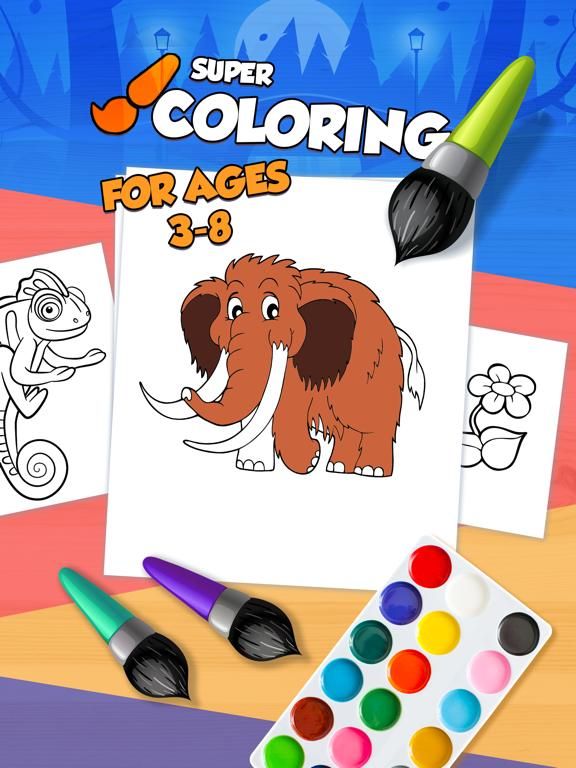 Super Coloring: Animals (3-8y) game screenshot