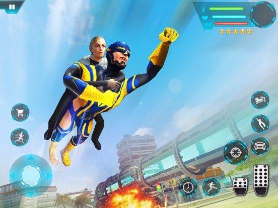 Super-hero City Rescue Mission game screenshot