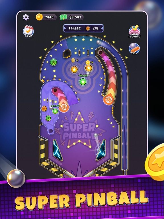 Super Pinball game screenshot