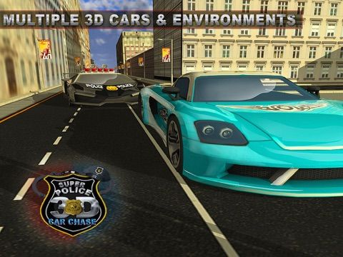 Super Police Car Chase 3D game screenshot