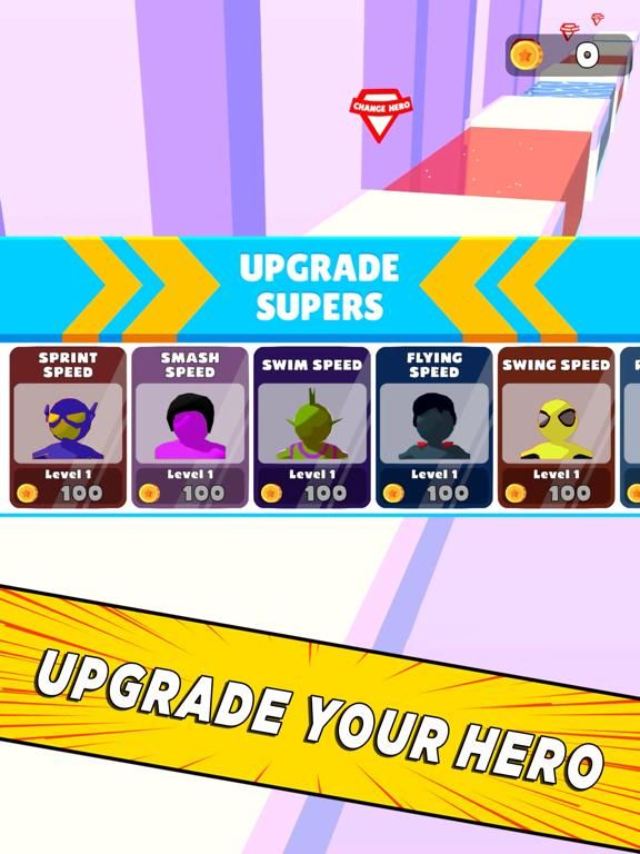 Superhero Race! App Screenshot