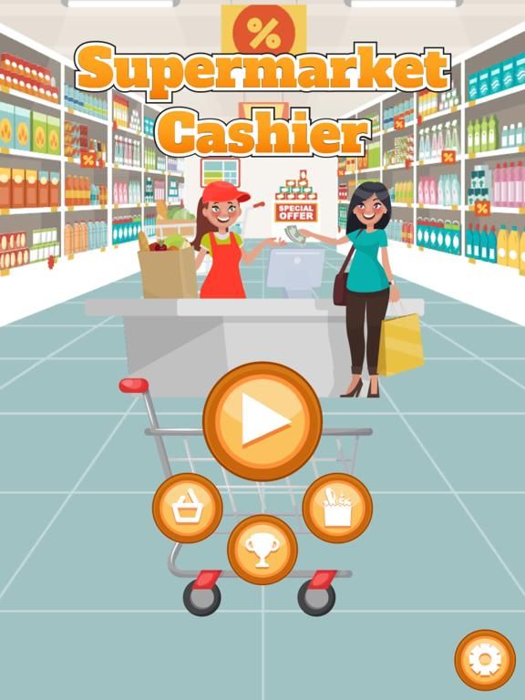 Supermarket Cashier Money Game game screenshot