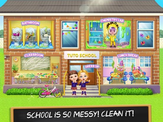 Sweet Baby Girl School Cleanup game screenshot