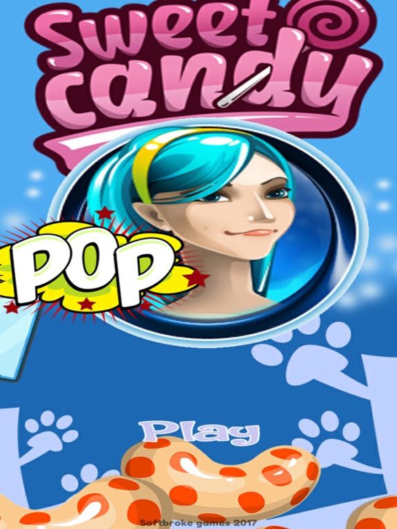 Sweet candy pop game screenshot