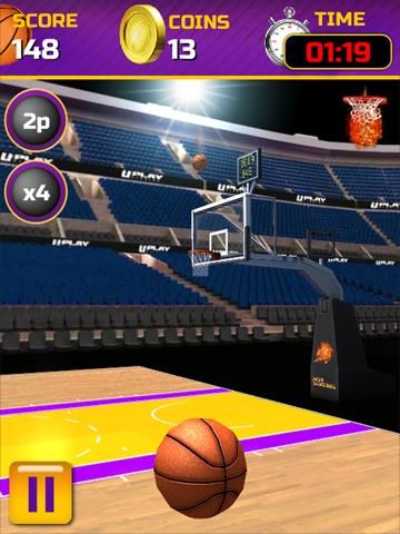 Swipe Basketball game screenshot