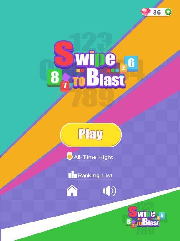 Swipe to Blast App Screenshot