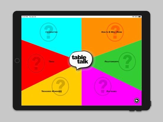 Table Talk for Fourth Agers App Screenshot