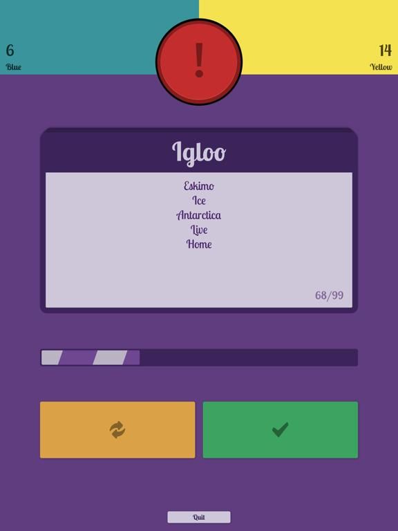 Tabu Tabu App Screenshot