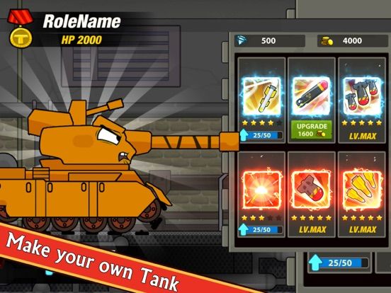 Tank Heroes game screenshot
