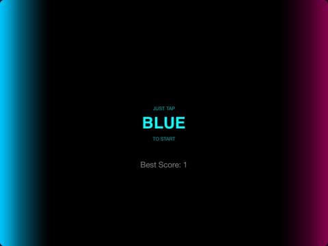 Tap Blue game screenshot
