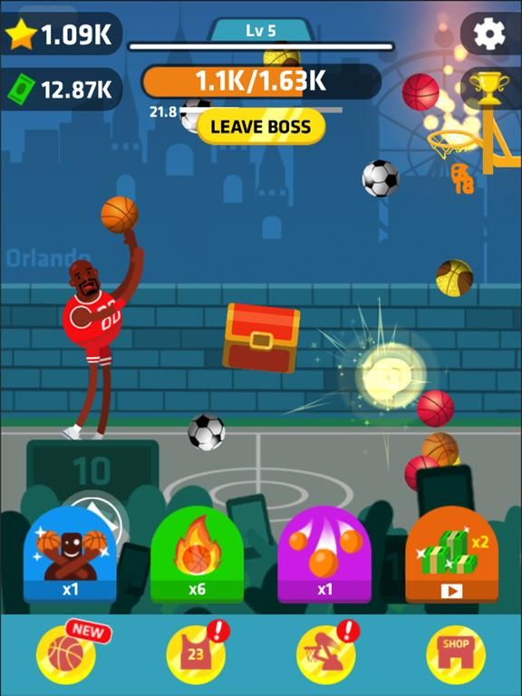 Tap Slam Dunk game screenshot