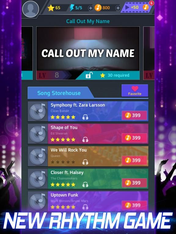 Tap Tap Music-Pop Songs App Screenshot