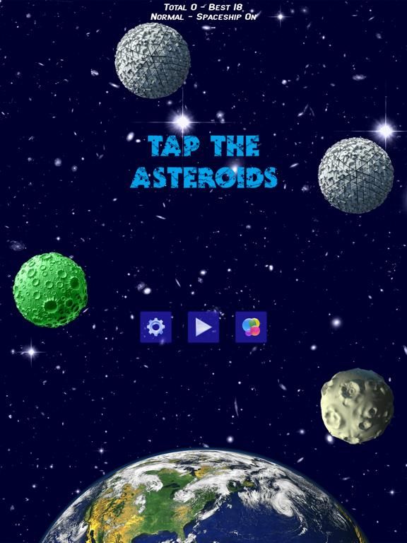 Tap the Asteroids Pro game screenshot