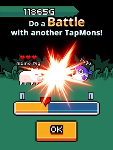 TapMon Battle game screenshot