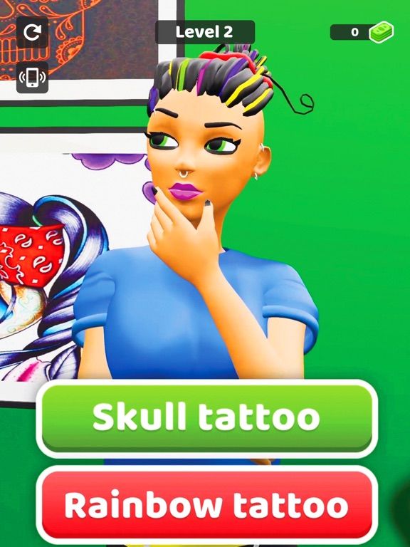 Tattoo Artist 3D game screenshot