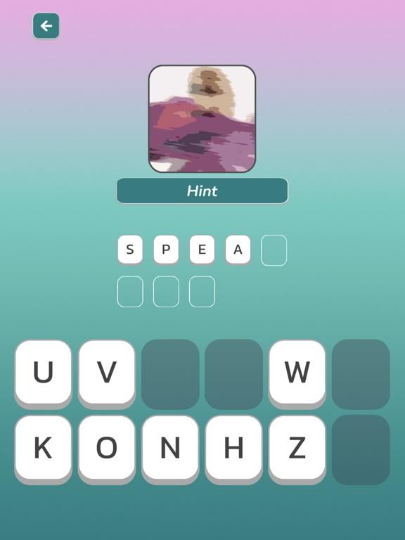 Taylor Swift Trivia Quiz game screenshot