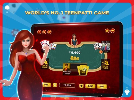 Teen Patti game screenshot