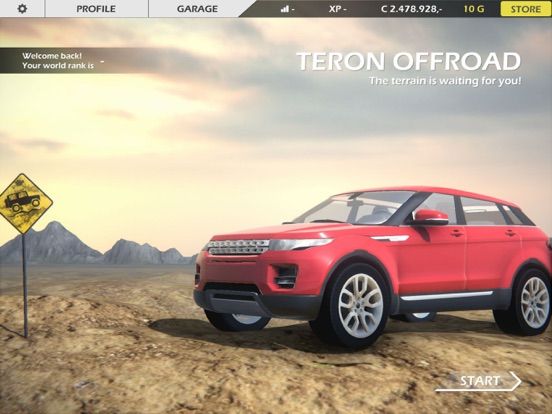 Teron Offroad game screenshot