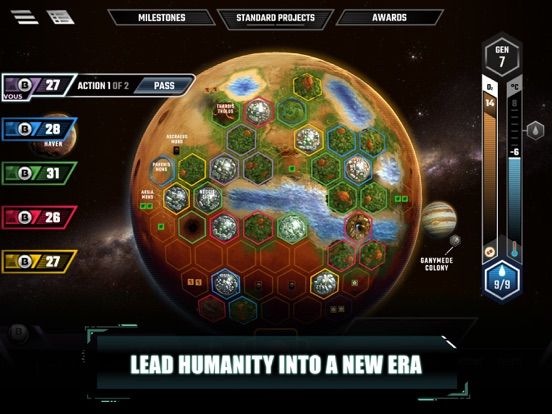 Terraforming Mars App Screenshot