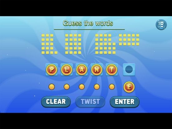 Text Twist 2019 game screenshot