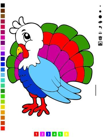 Thanks-giving Coloring Book for Children: Learn to draw and color the holiday of the United States of America game screenshot
