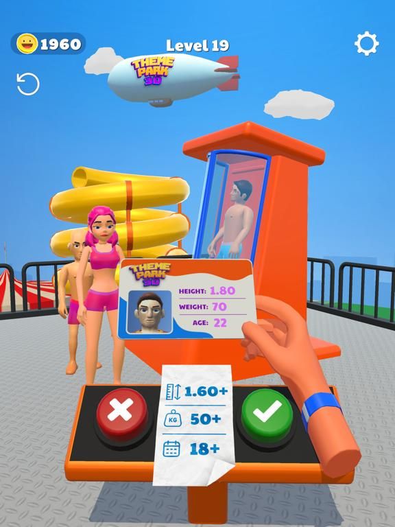 Theme Park Fun 3D! game screenshot