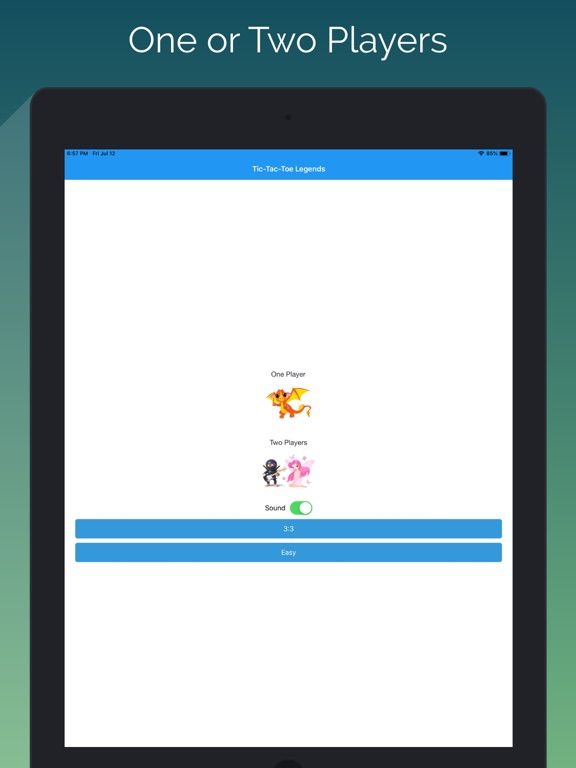 Tic Tac Toe Legends App Screenshot