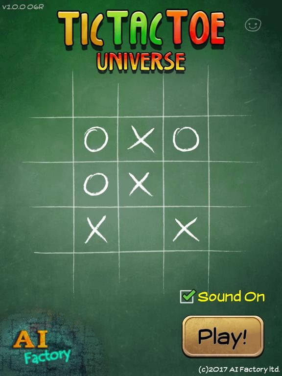 Tic Tac Toe Universe game screenshot