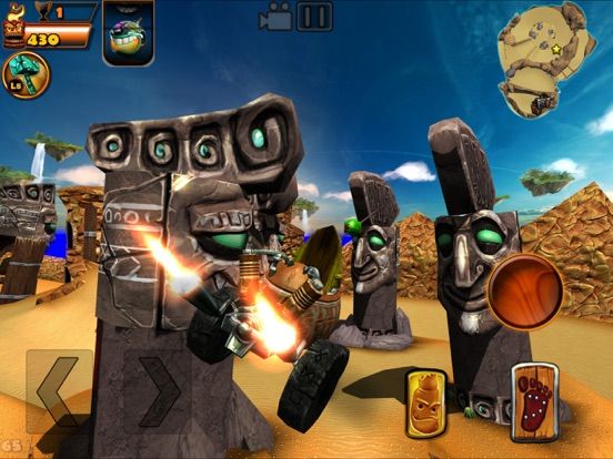 Tiki Kart Island game screenshot