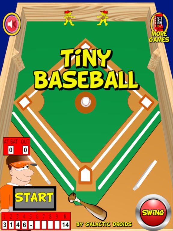 Tiny Baseball App Screenshot